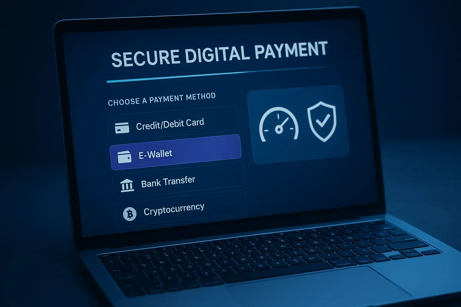 Pagamento rápido com Skrill numa plataforma online Interface de pagamento com carteira eletrónica selecionada e foco em rapidez
